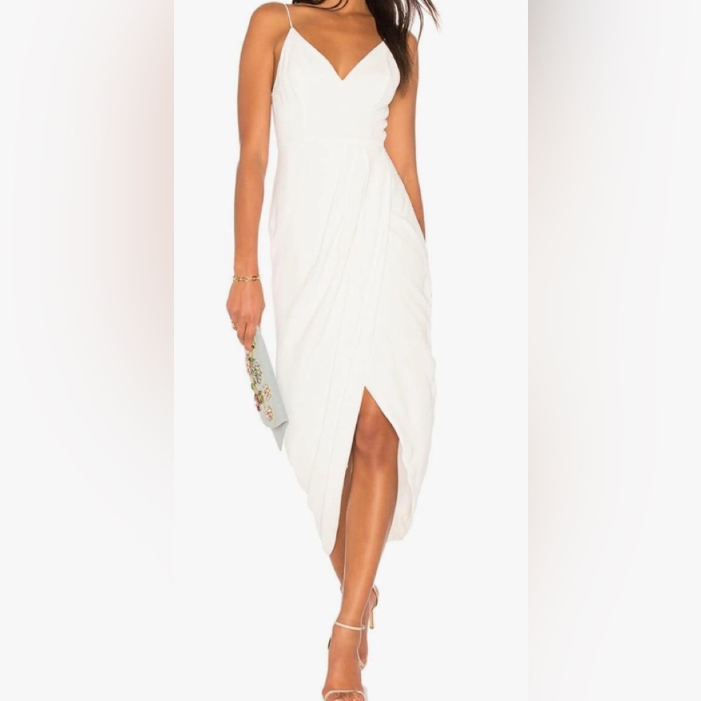 NWT Aigeman white spaghetti strap dress
